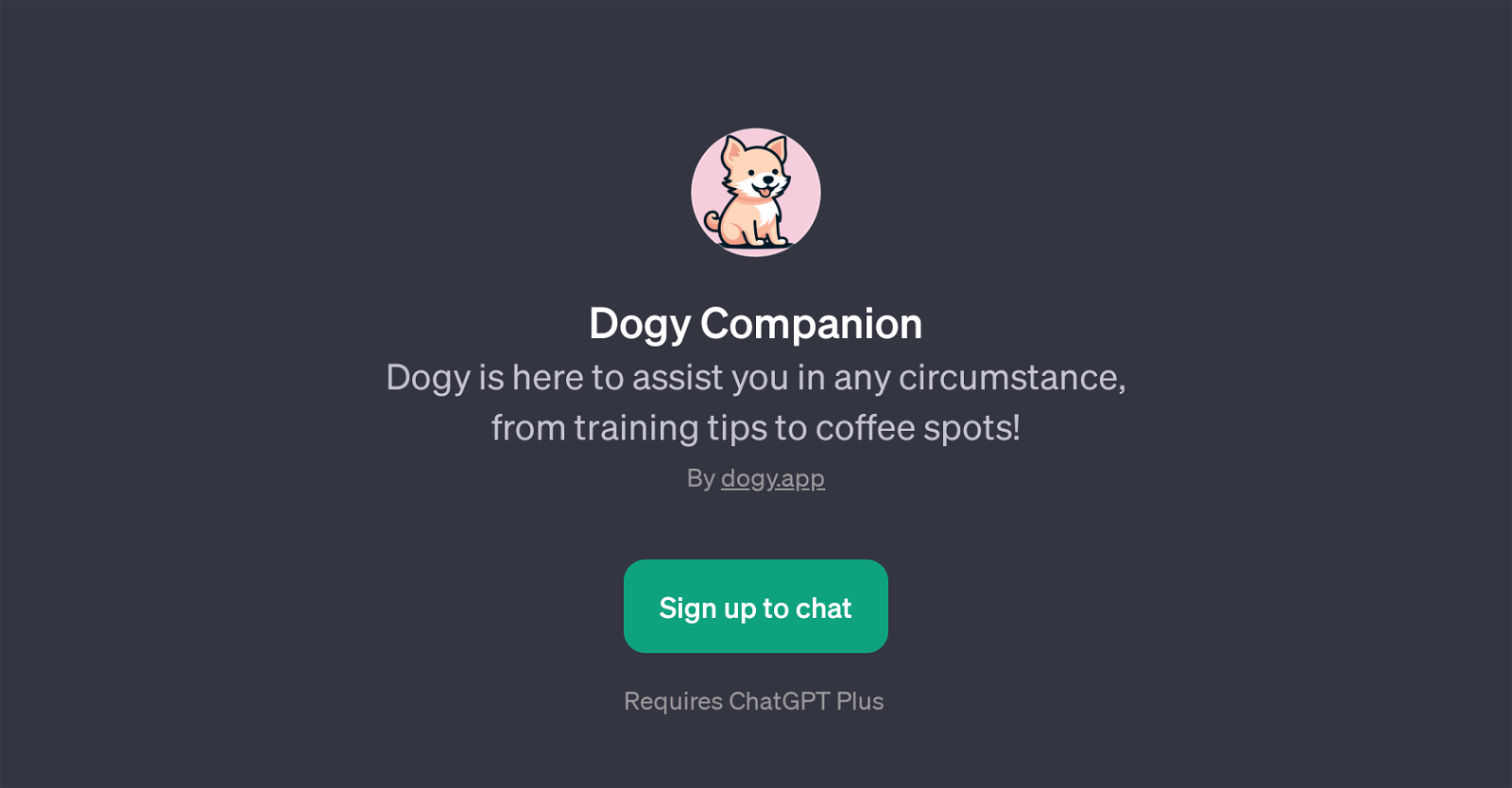 Dogy Companion website