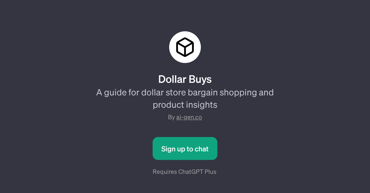 Dollar Buys website