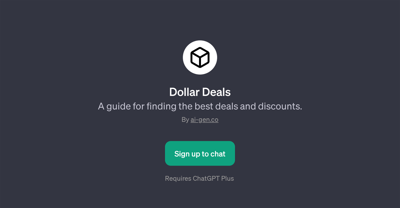 Dollar Deals website