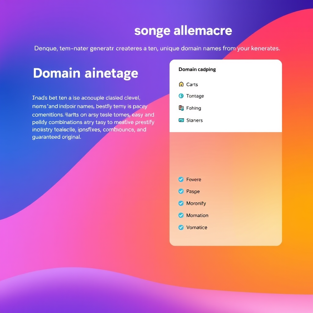 Domain-name-generator website
