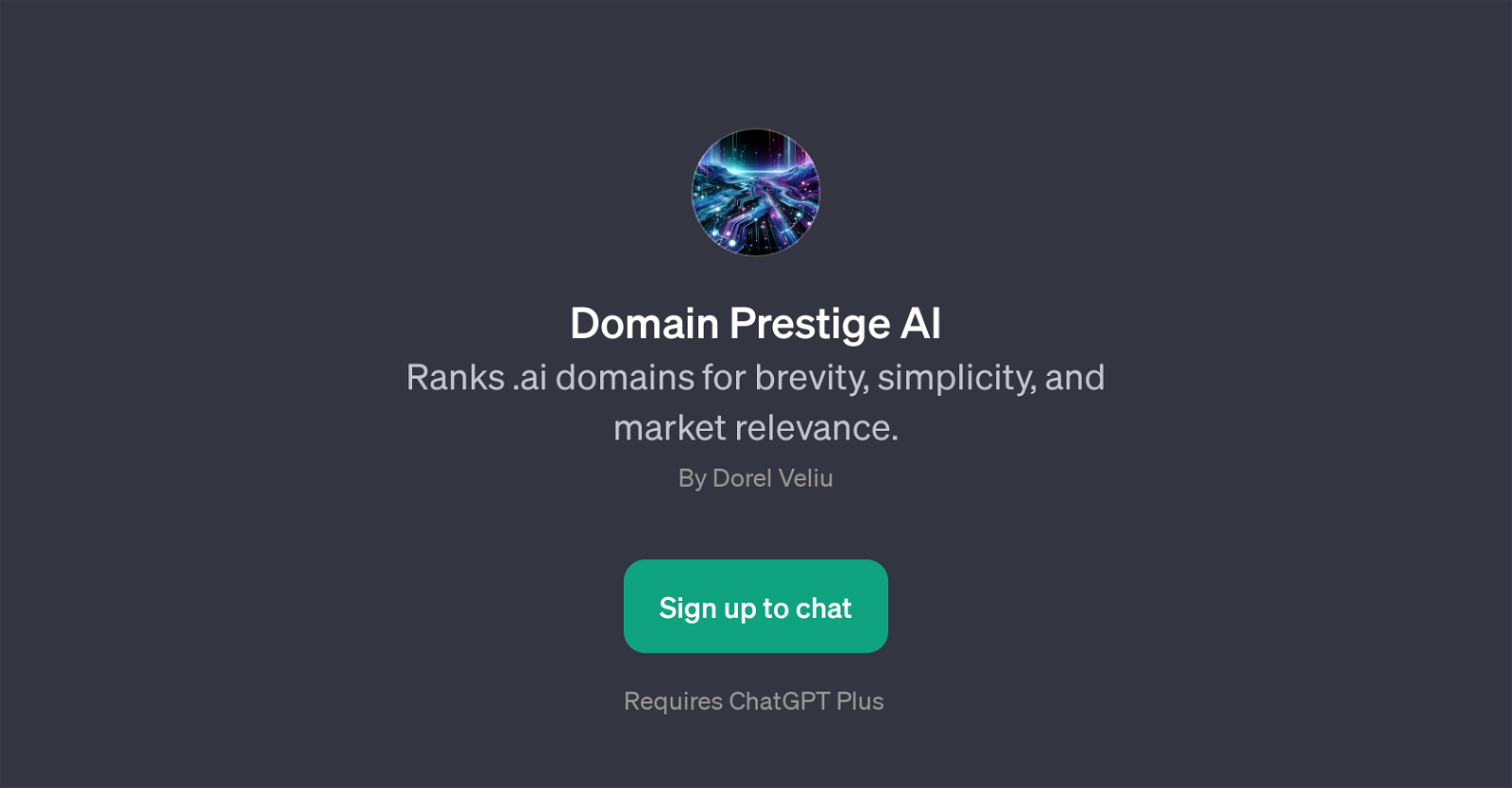 Domain Prestige AI website