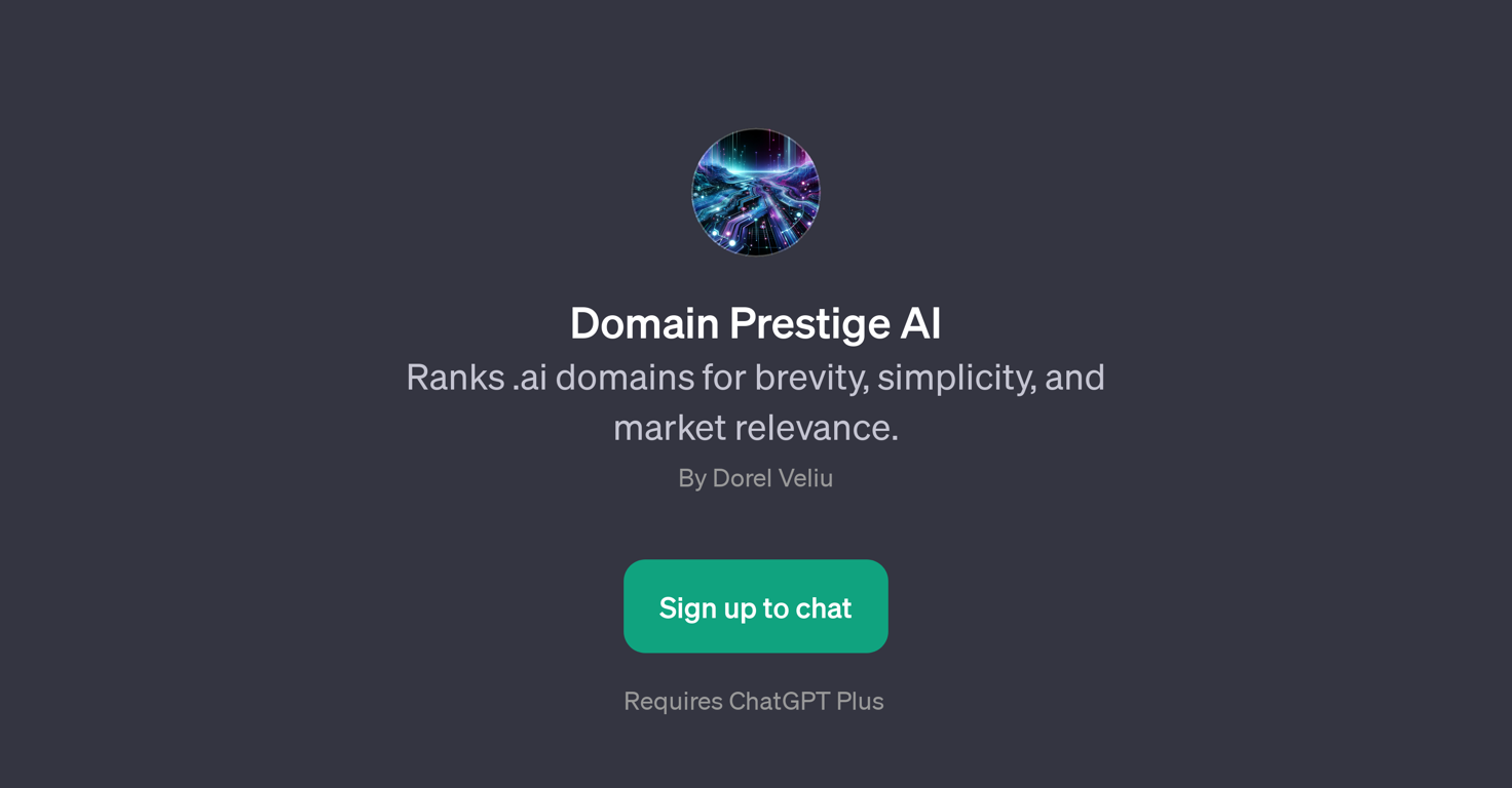 Domain Prestige AI website