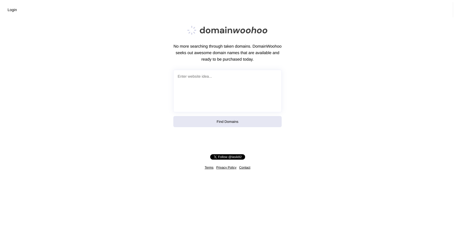 DomainWoohoo website