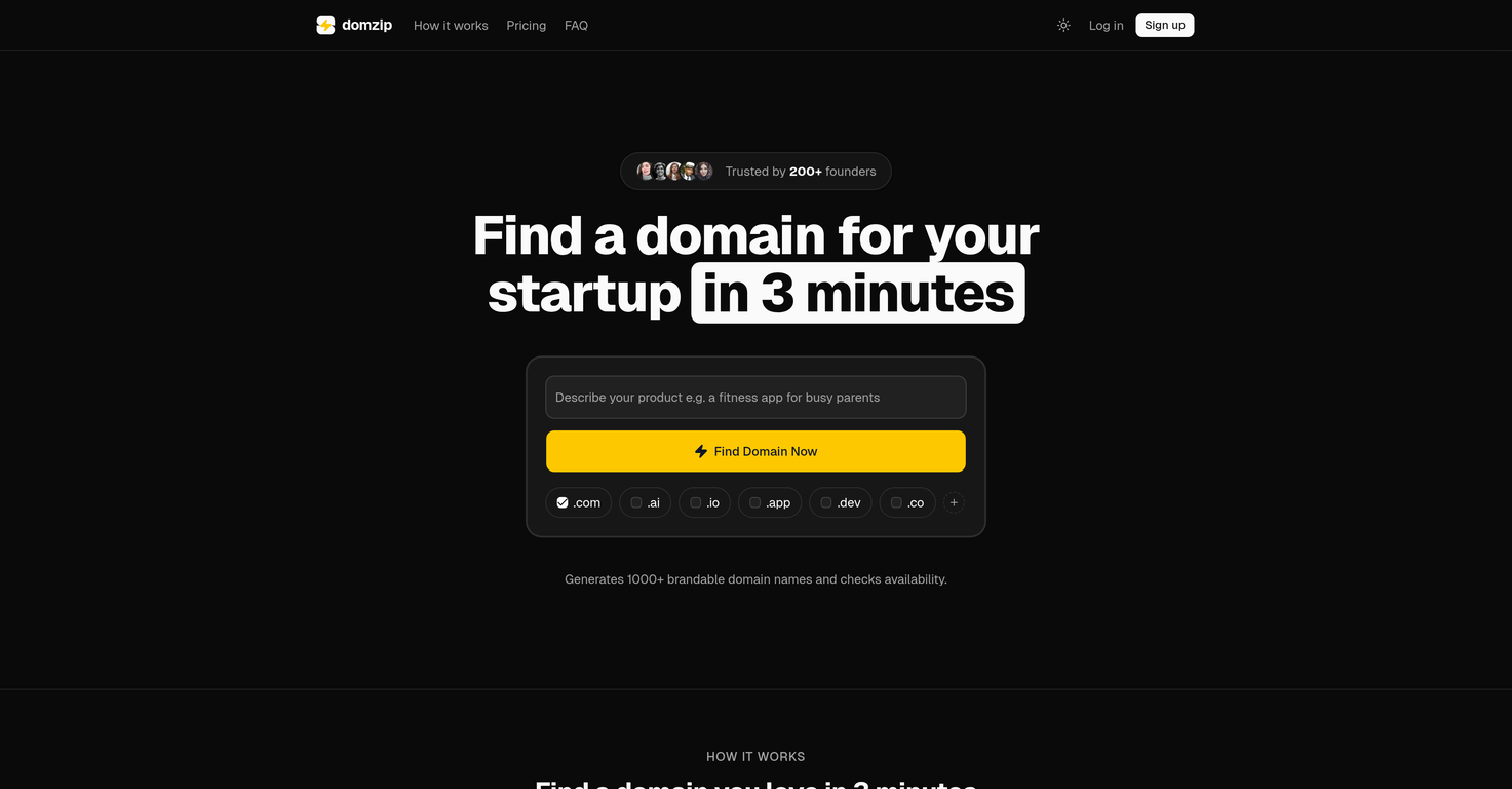 domzip website
