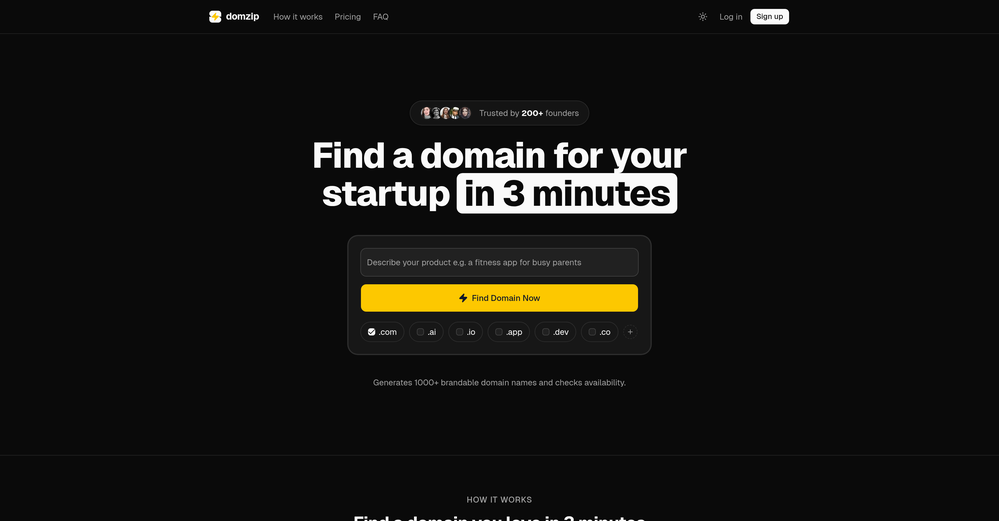 domzip website