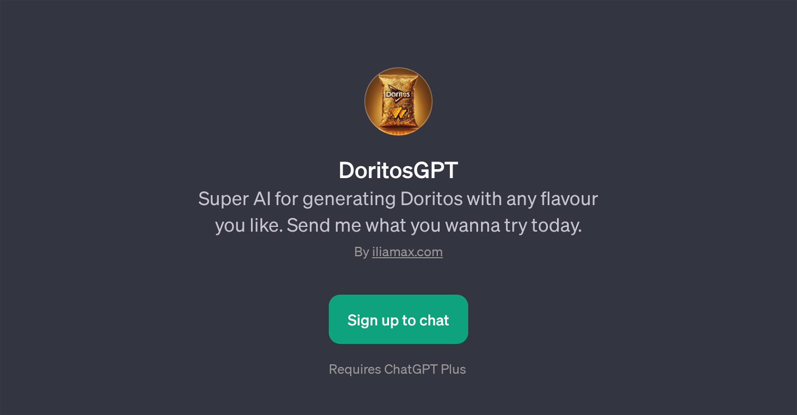 DoritosGPT website