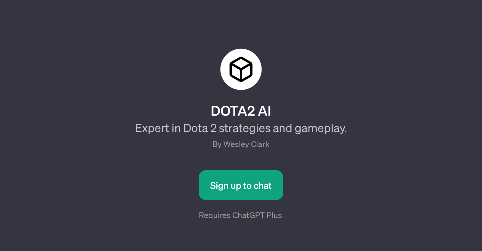 DOTA2 AI website