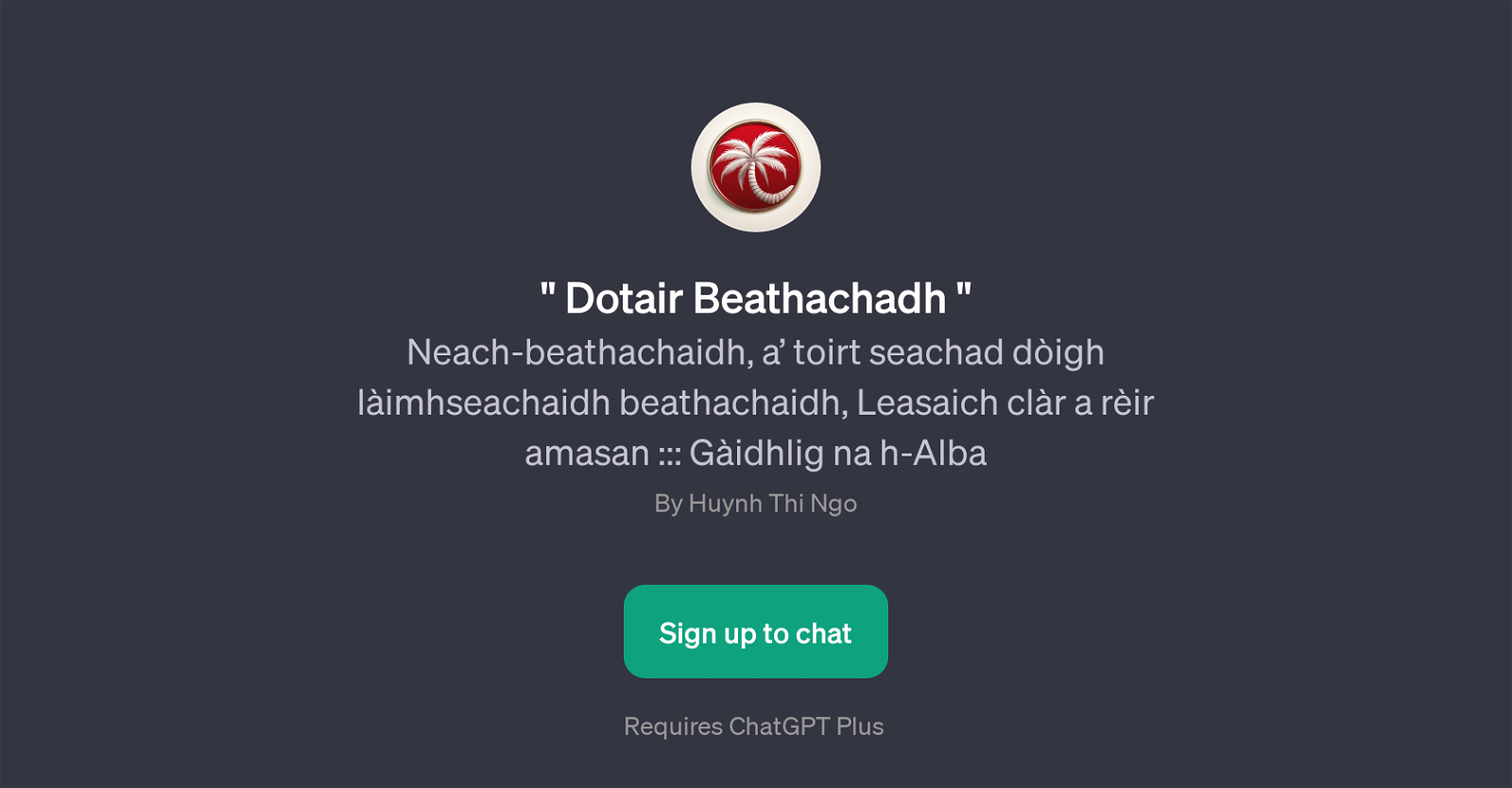 Dotair Beathachadh website