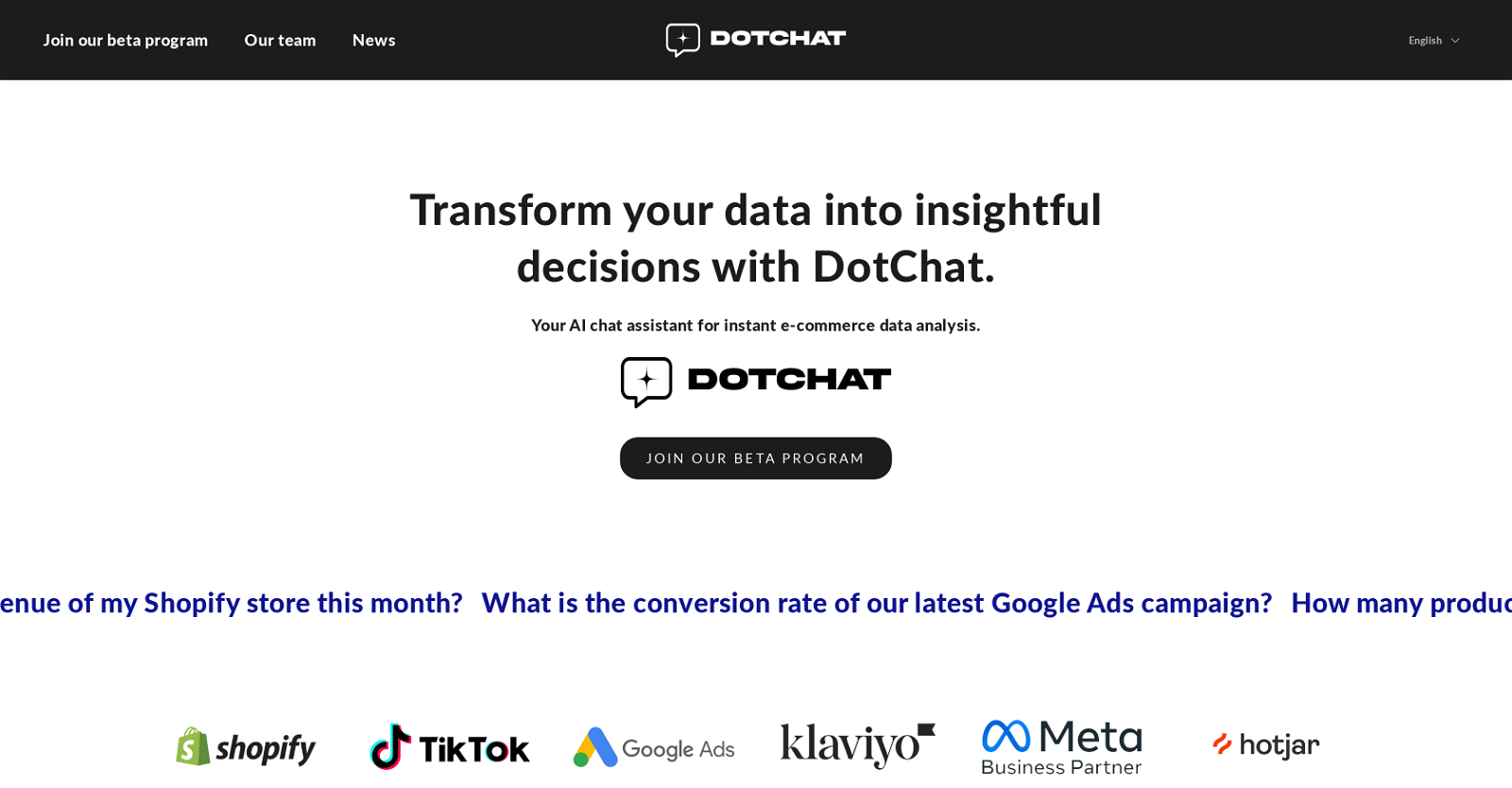 DotChat website