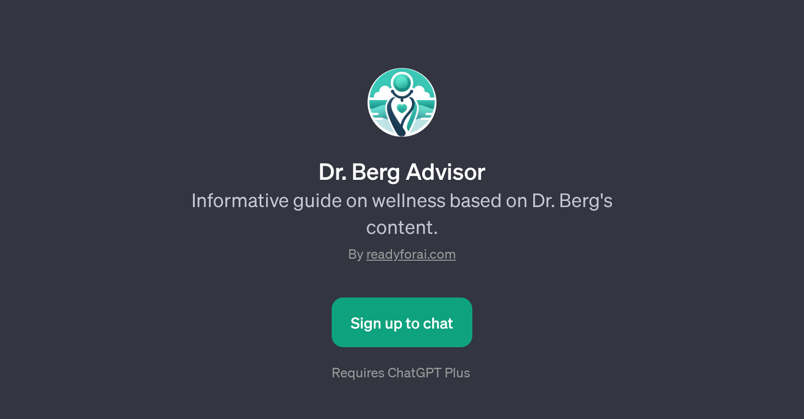Dr. Berg Advisor website