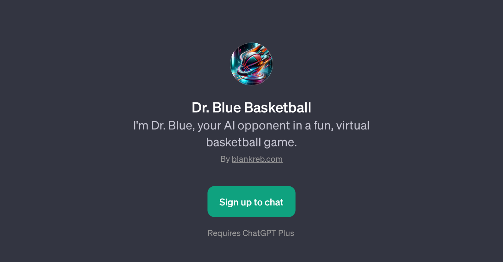 Dr. Blue Basketball website
