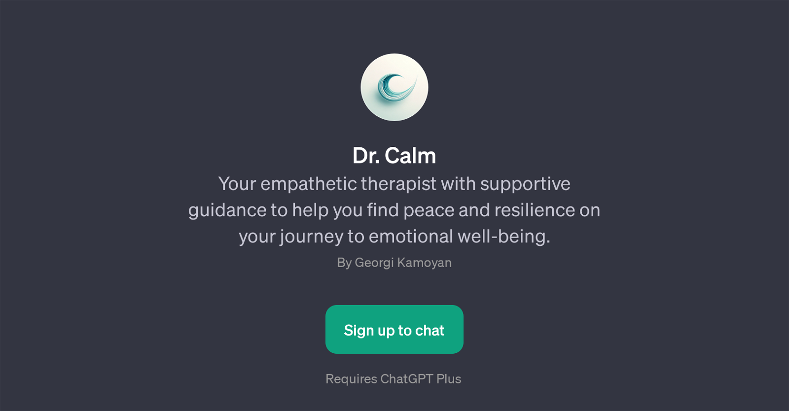 Dr. Calm website