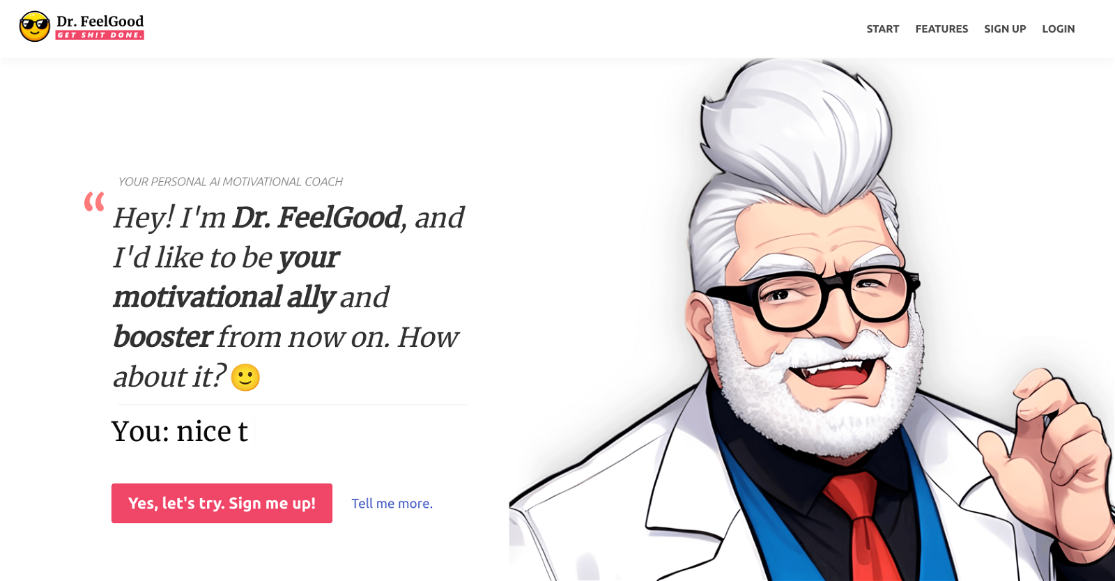 Dr. FeelGood website