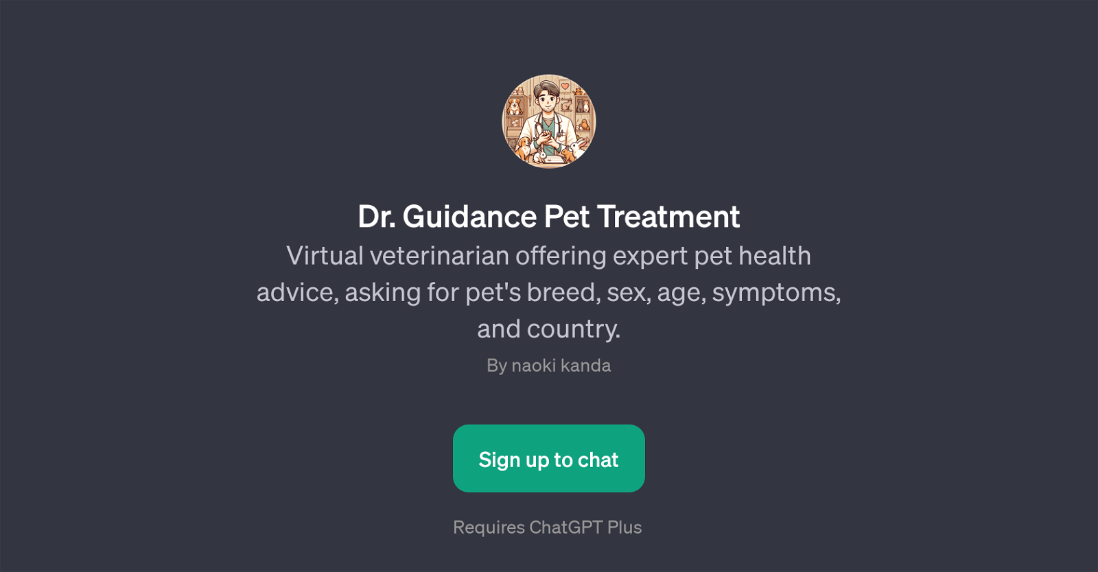 Dr. Guidance Pet Treatment website