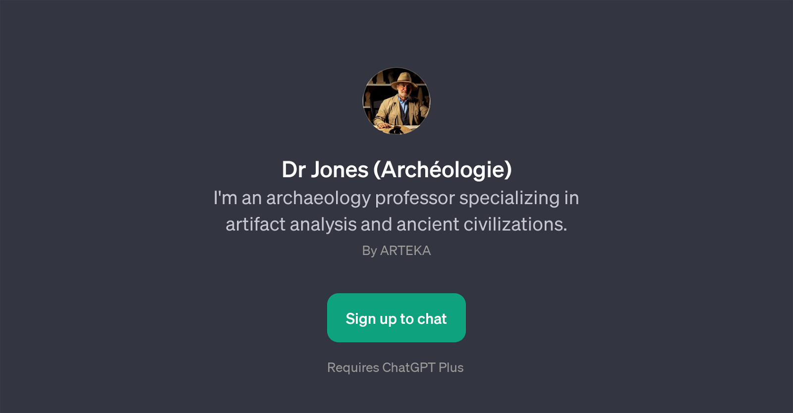 Dr Jones (Archologie) website