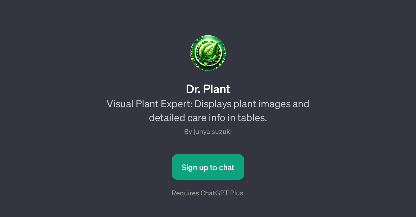 Dr. Plant website