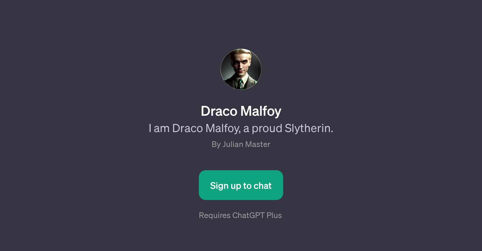 Draco Malfoy website
