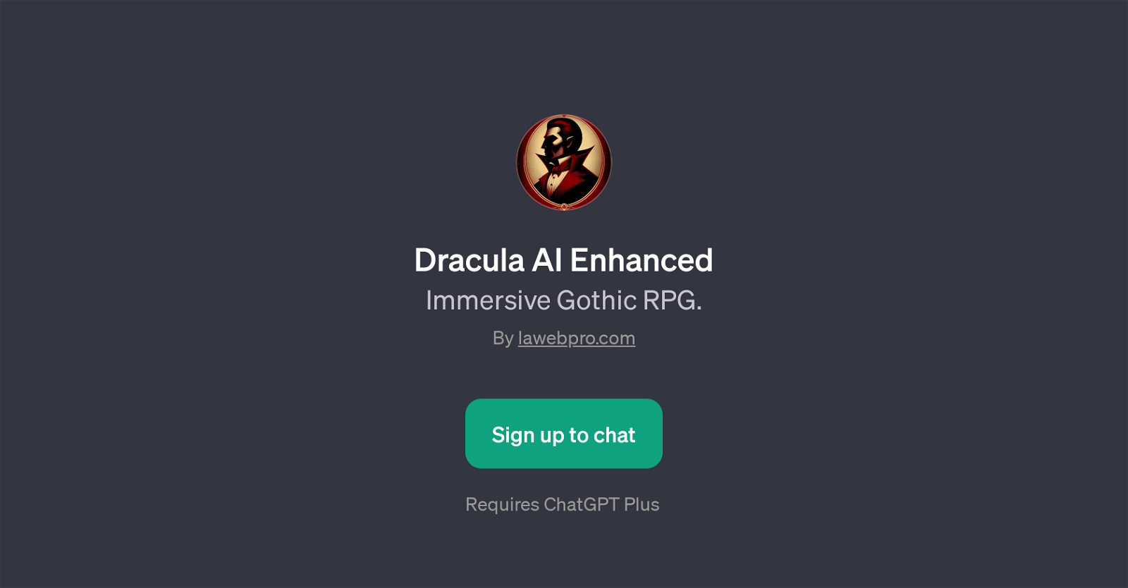 Dracula AI Enhanced website