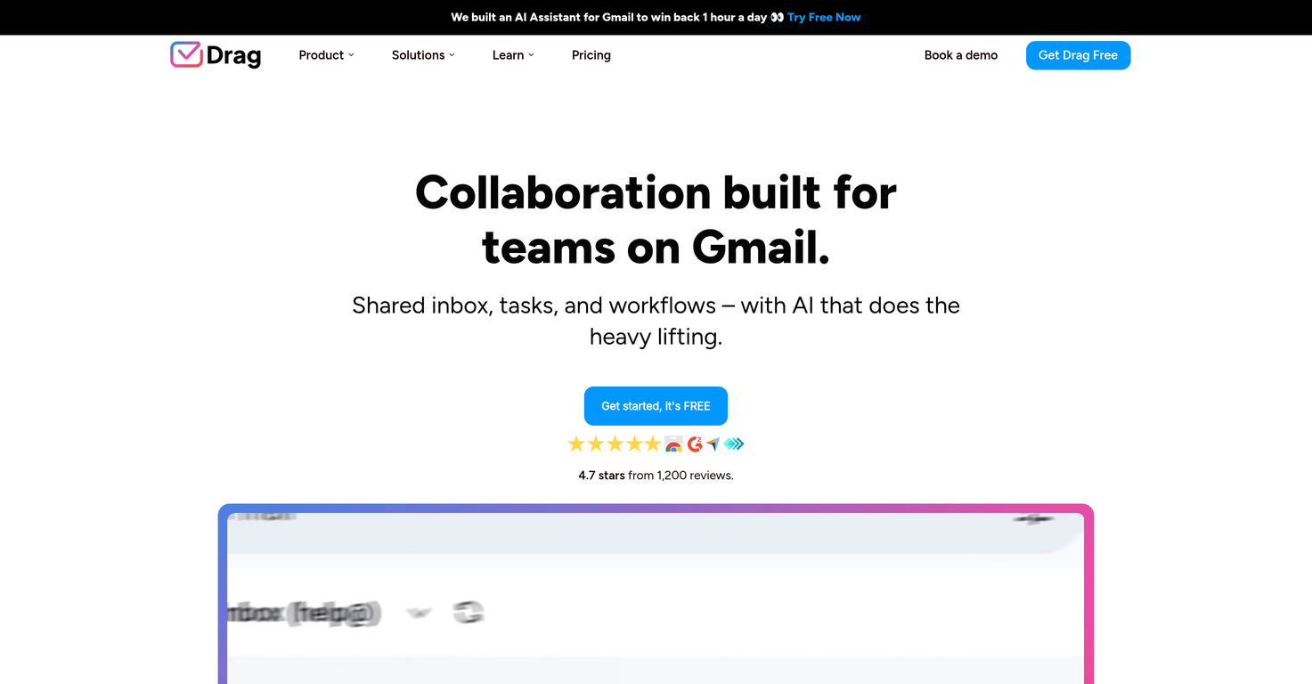 DragApp website