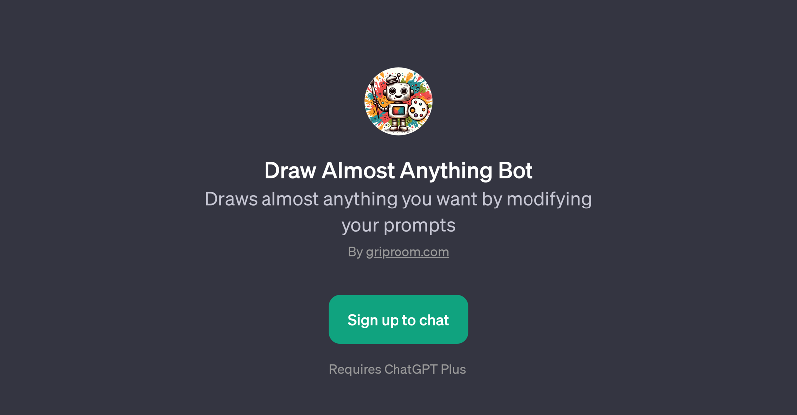Draw Almost Anything Bot website