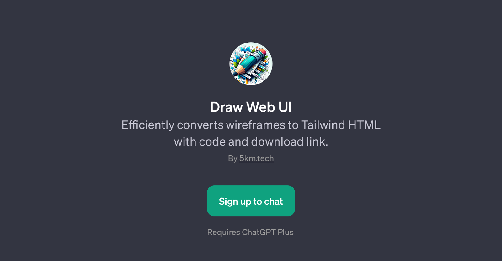 Draw Web UI website