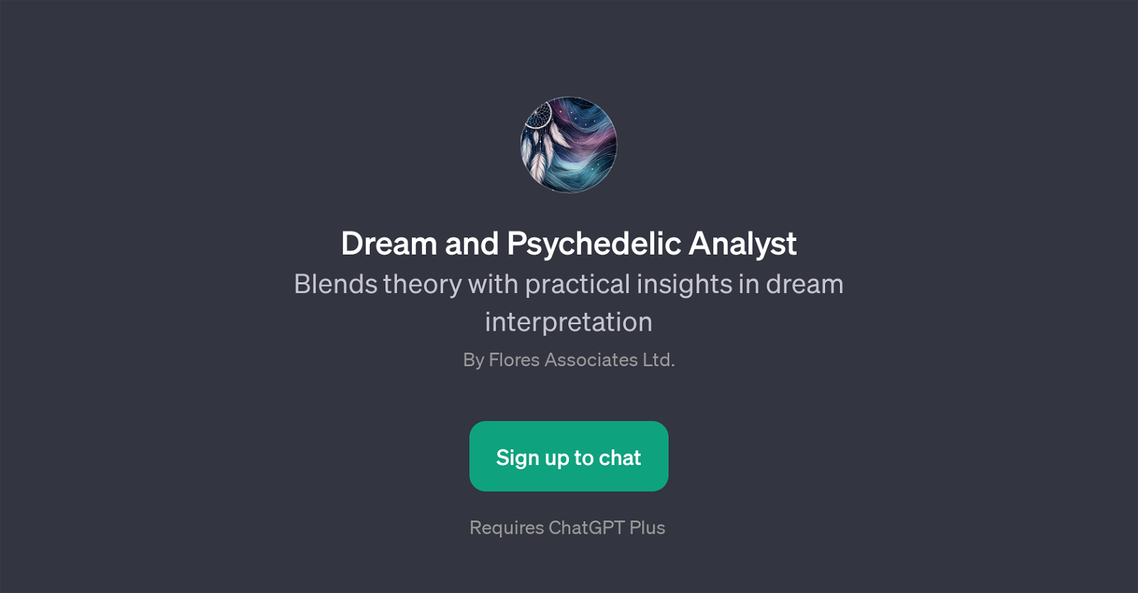 Dream and Psychedelic Analyst website