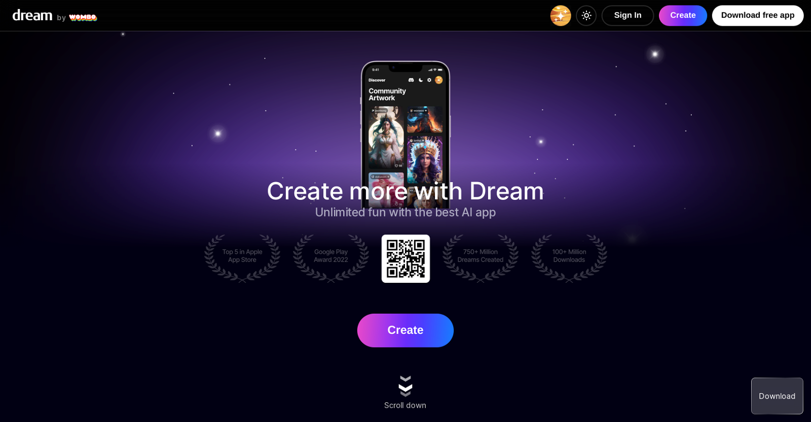 Dream by Wombo And 493 Other AI Alternatives For Image generation