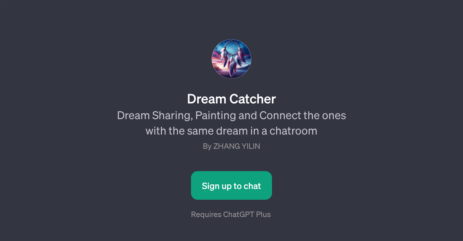 Dream Catcher website