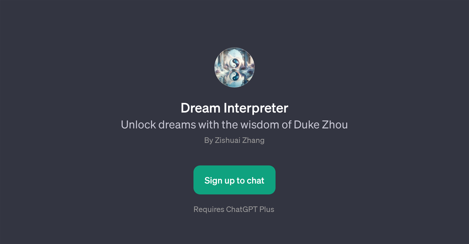 Dream Interpreter website