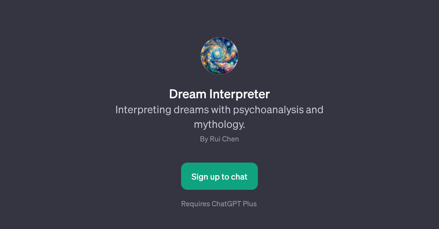 Dream Interpreter website