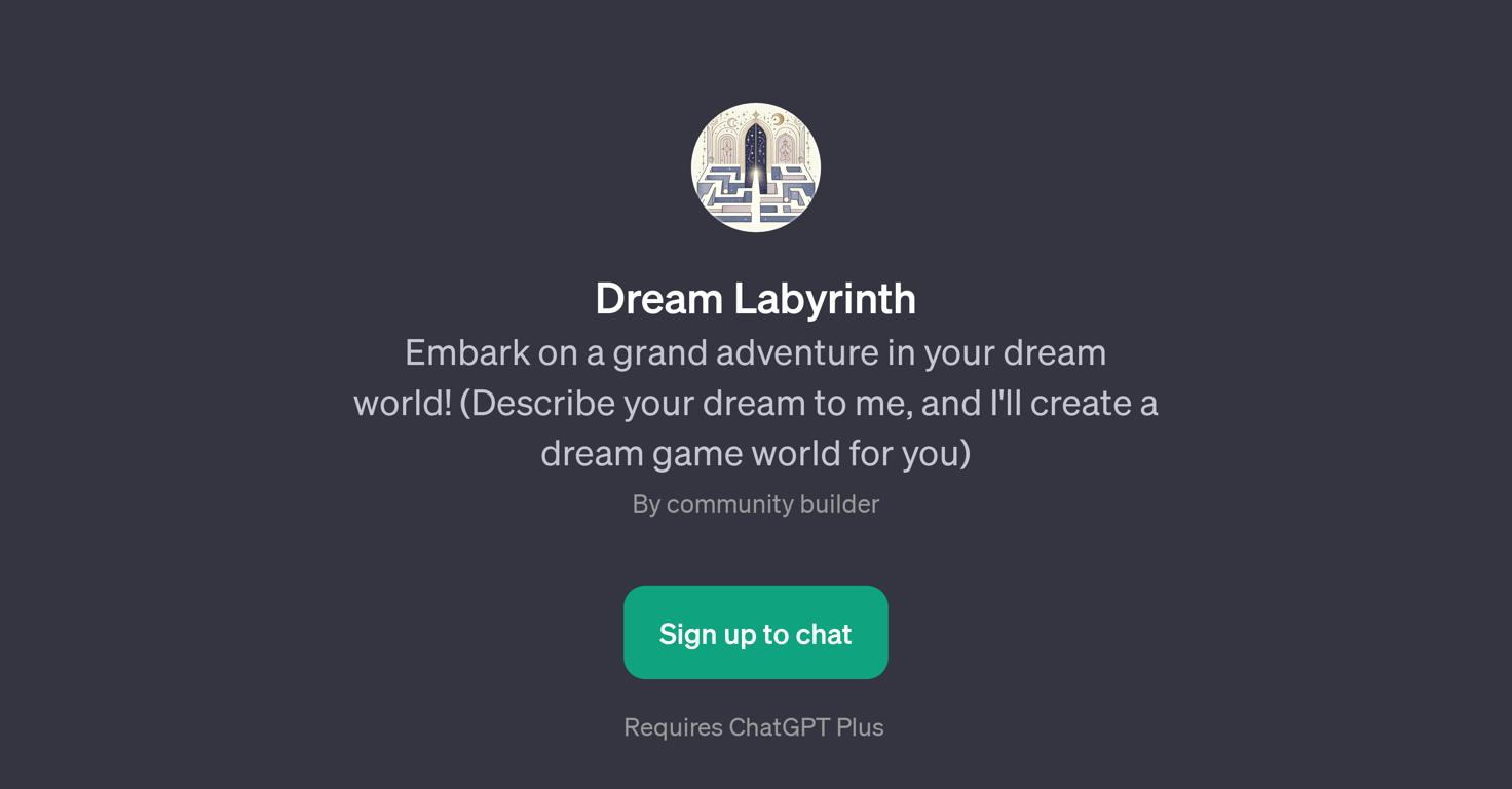 Dream Labyrinth website