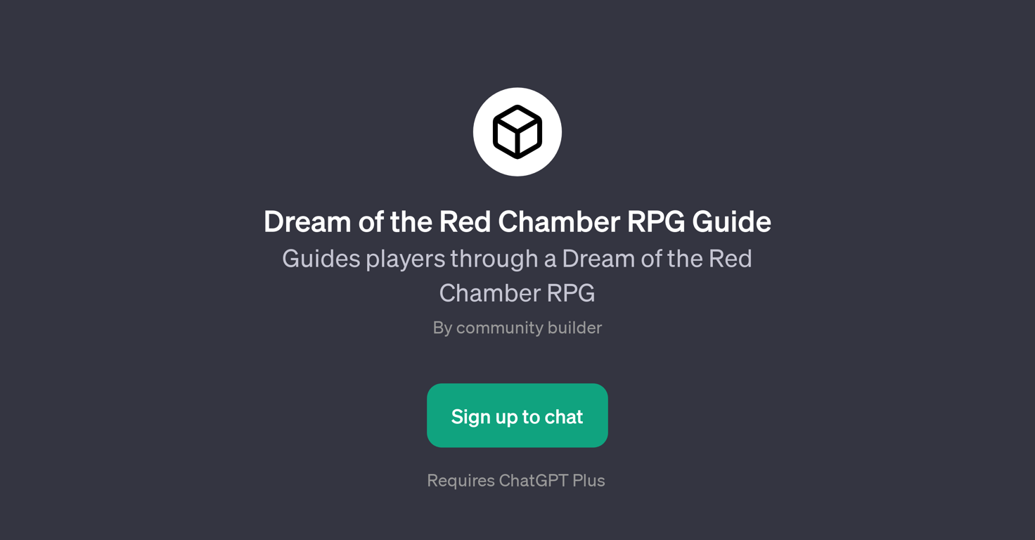 Dream of the Red Chamber RPG Guide website