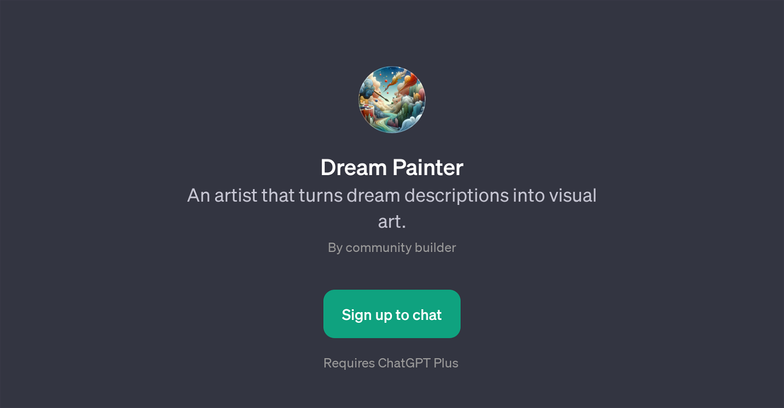 Dream Painter website