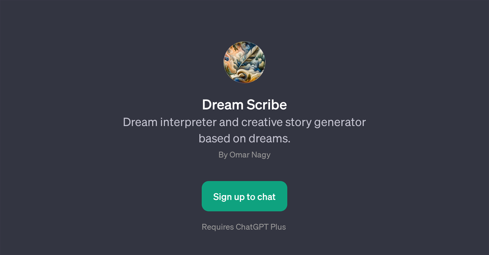 Dream Scribe website