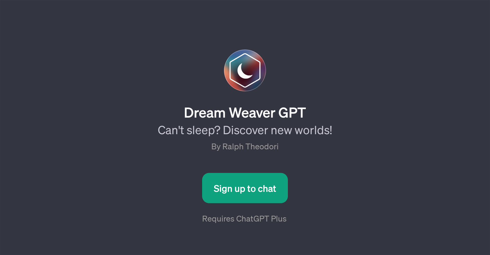 Dream Weaver GPT website