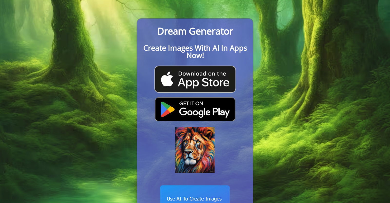 DreamGenerator.ai website