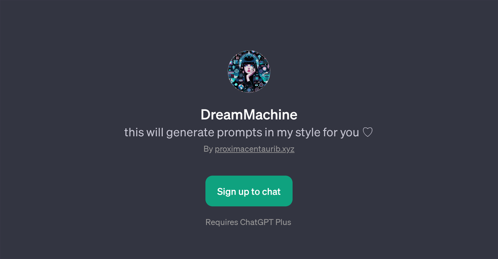 DreamMachine website