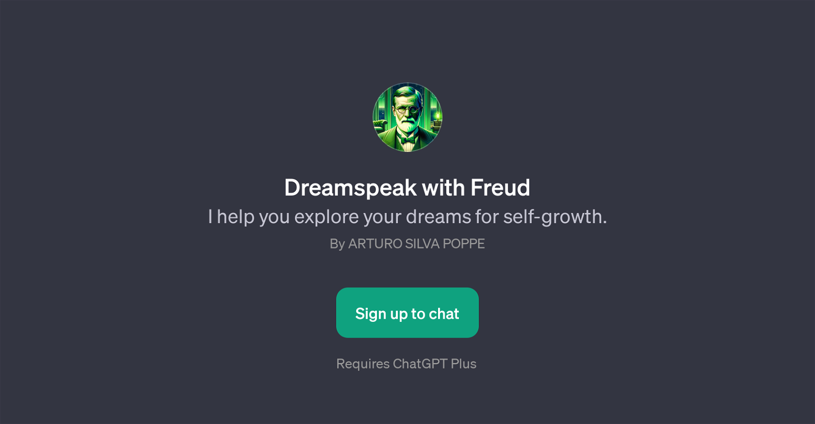 Dreamspeak with Freud website