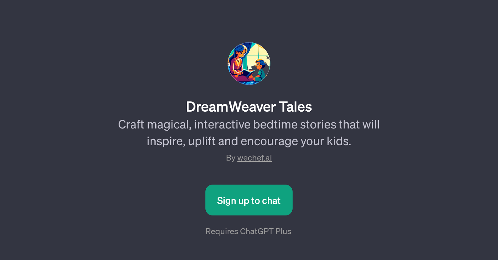 DreamWeaver Tales website