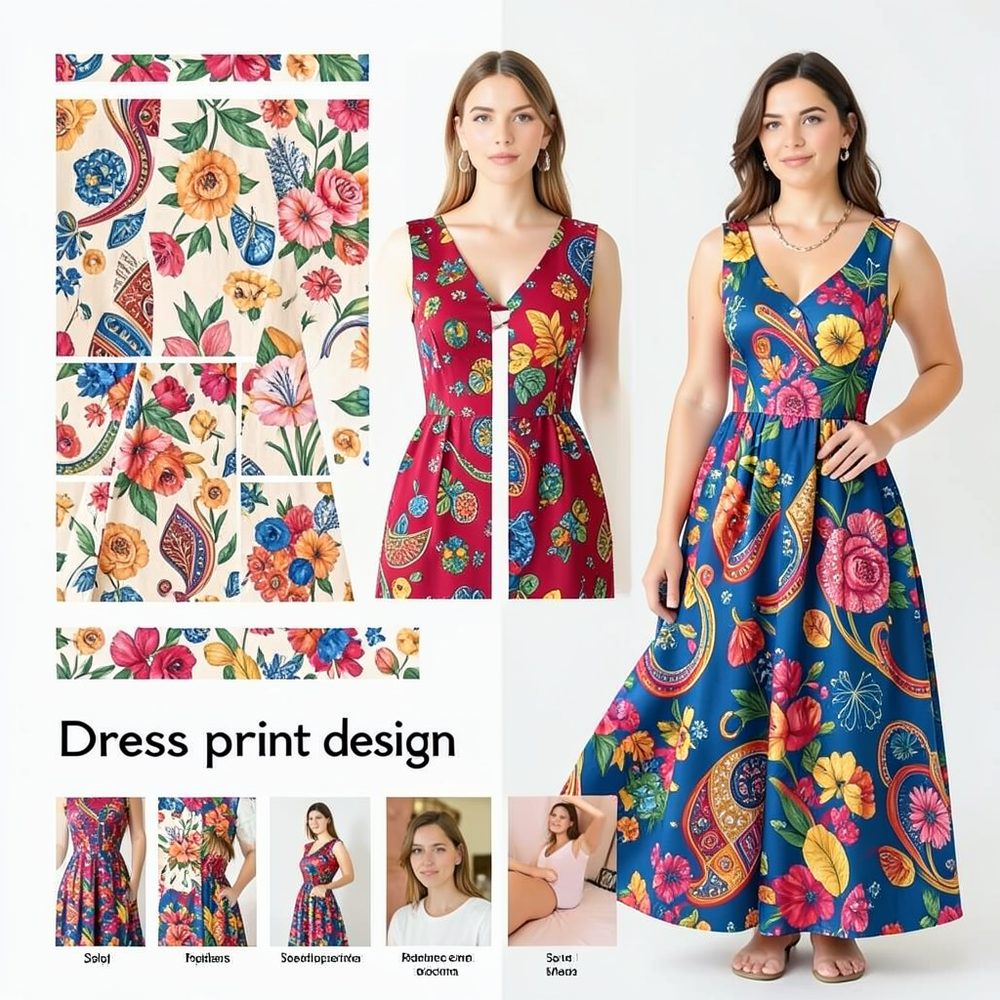 dress print design website