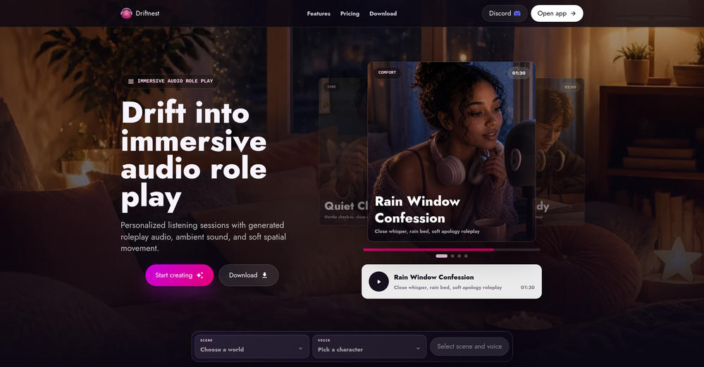 Driftnest website