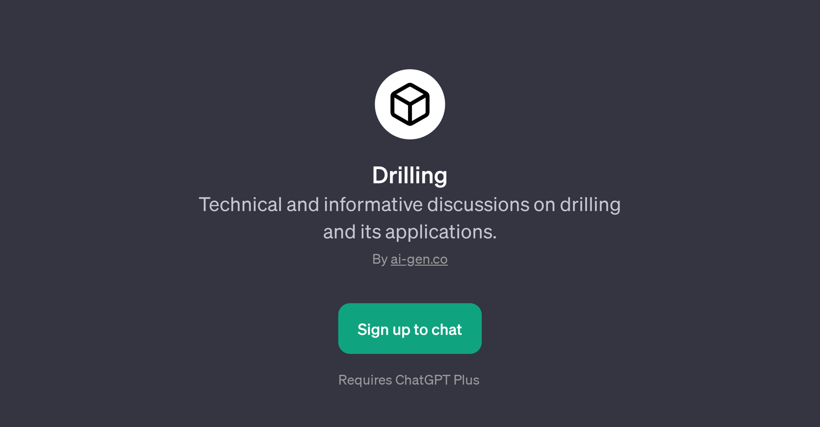 Drilling GPT website