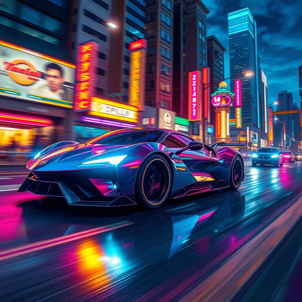 Driving anime style website