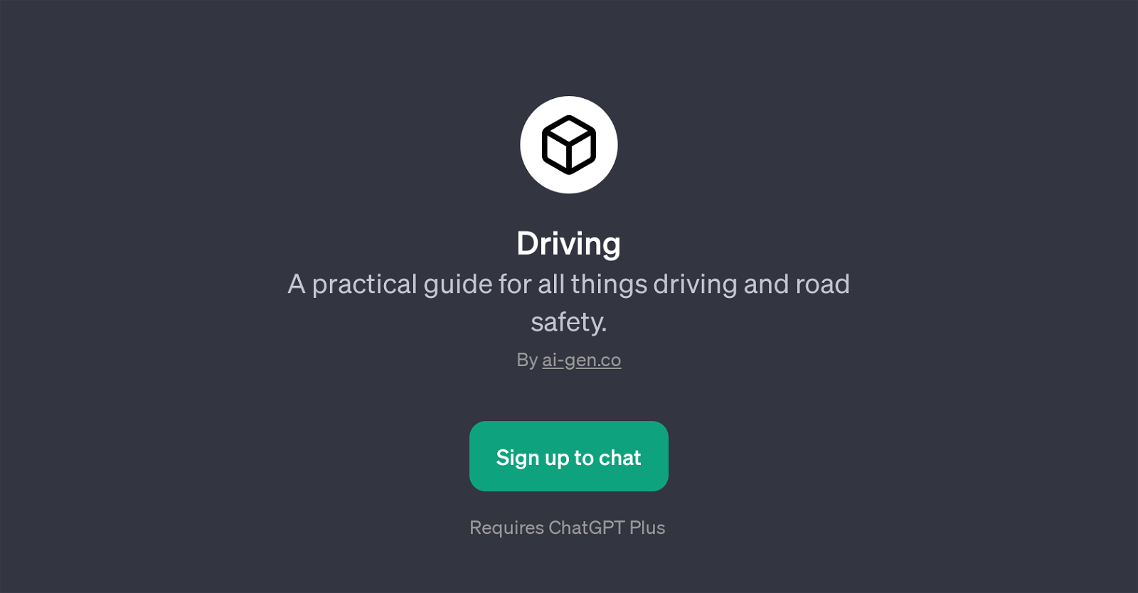 Driving website
