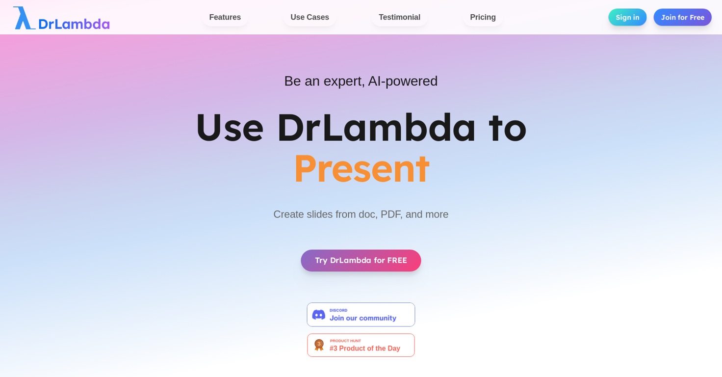 DrLambda website