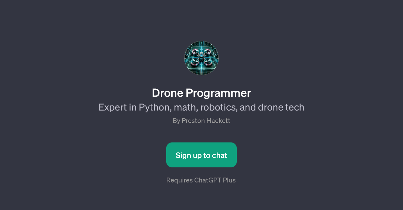 Drone Programmer website