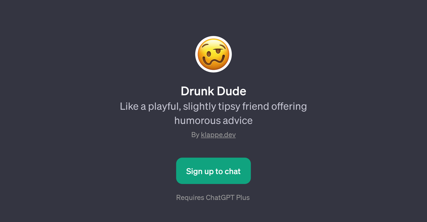 Drunk Dude website