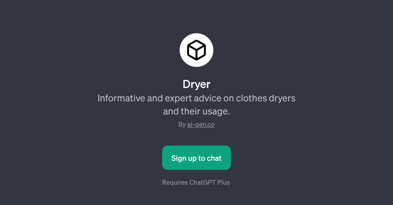 Dryer website