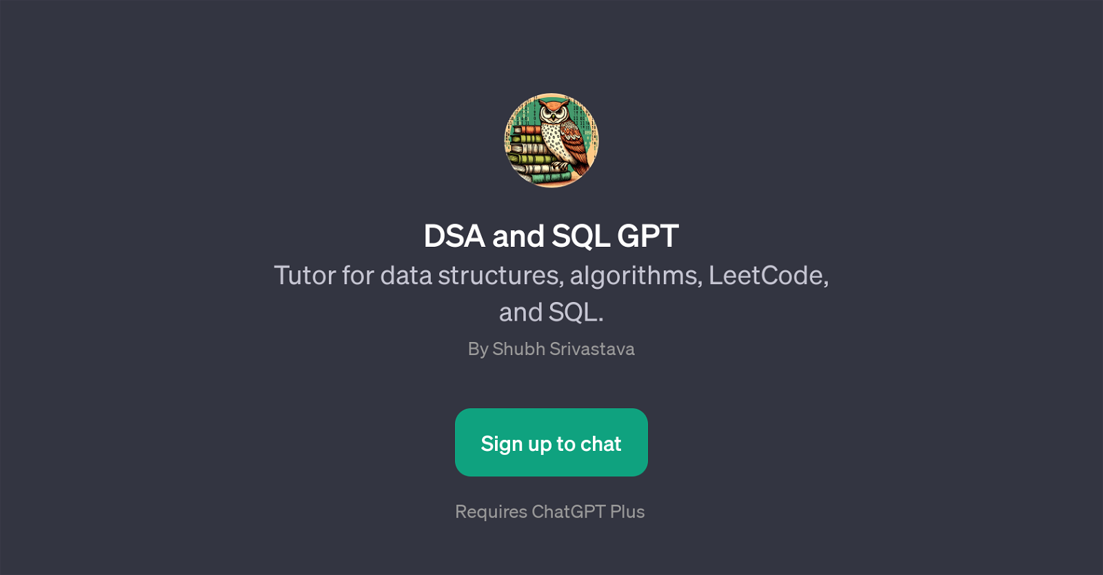 DSA and SQL GPT website