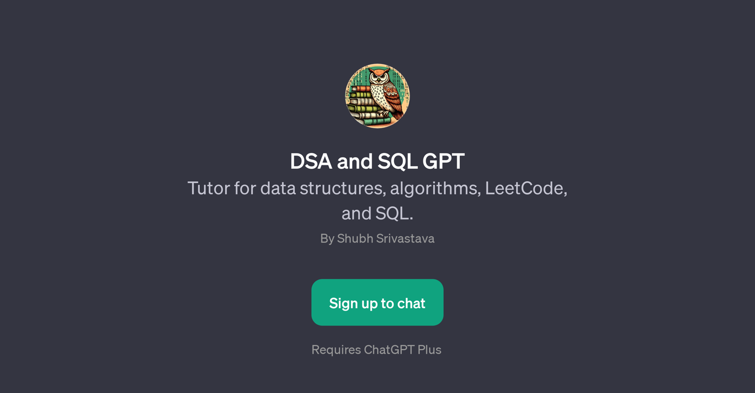DSA and SQL GPT website